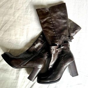 Dollhouse Leather Boots
